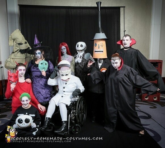 Awesome Nightmare Before Christmas Group Costume