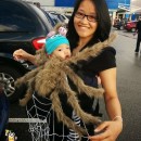 Cool Baby and Mom Costume - Spider and Web