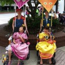 Princess Daisy and Princess Peach Costumes for Wheelchairs