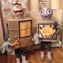 Coolest DIY Boxtrolls Costumes:  Oil Can and Sparky