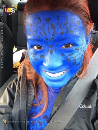 My Homemade Mystique Costume