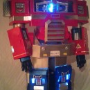Cool Optimus Prime Costume with Light-Up Matrix