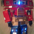 Cool Optimus Prime Costume with Light-Up Matrix