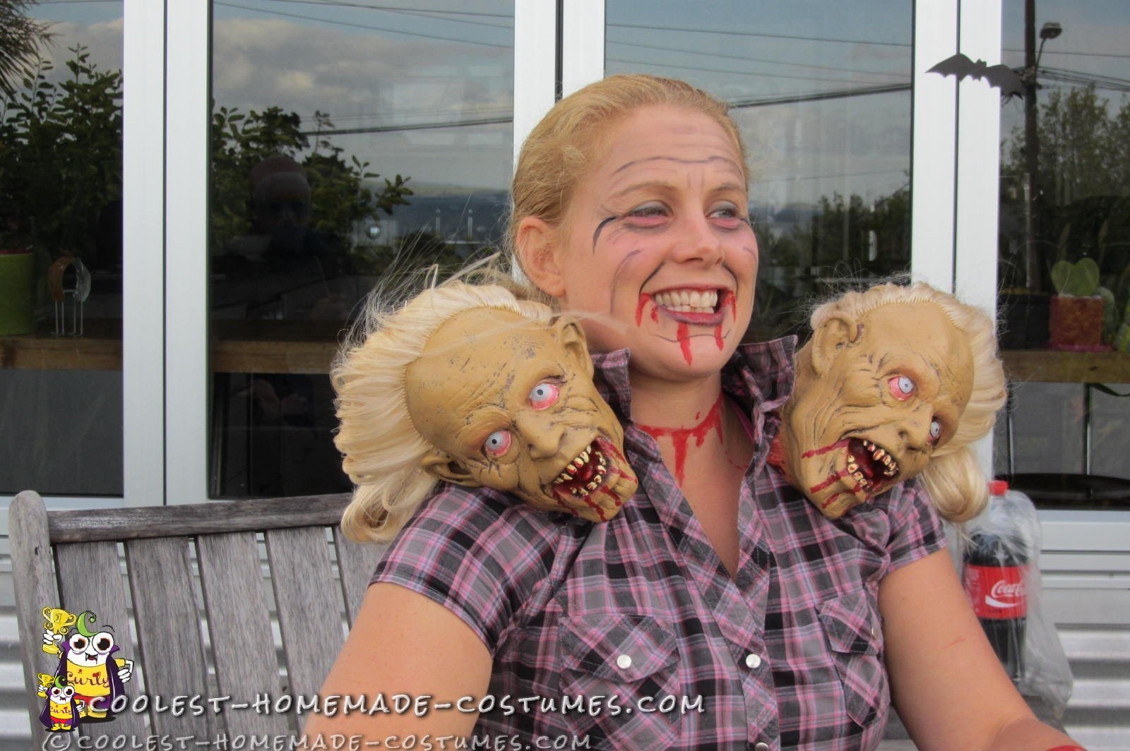 Terrific Tricephalic 3 Headed Girl Halloween Costume