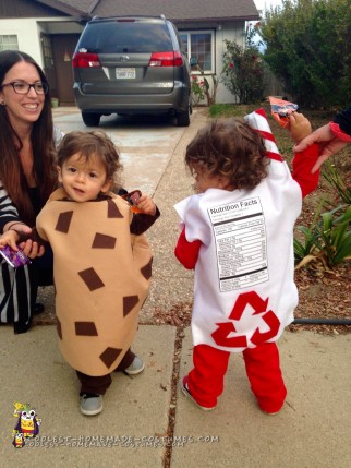 Cutest Cookies and Milk Costumes for Twins