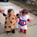 Cutest Cookies and Milk Costumes for Twins