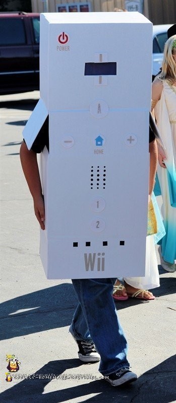 Wii Remote Cardboard Box Costume