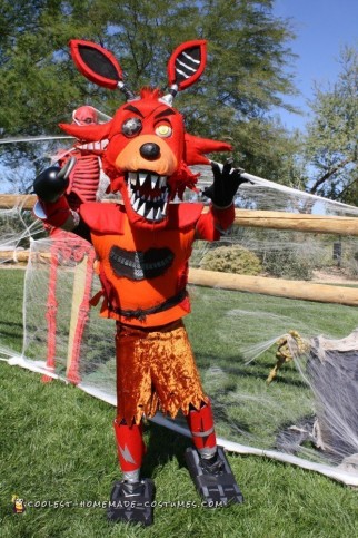 Nightmare FNAF Foxy Costume