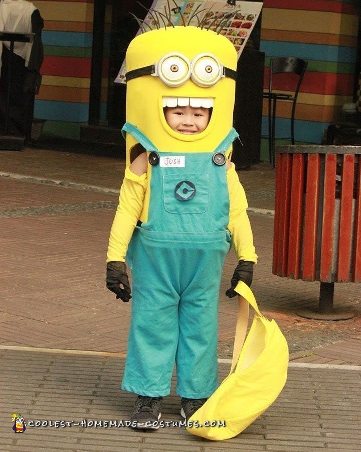 Priceless Minion Costume made with Love of a Grandfather