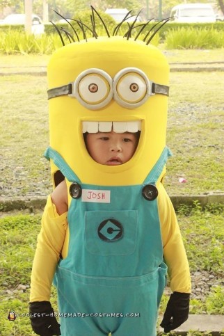 Priceless Minion Costume made with Love of a Grandfather