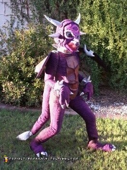 Alanadragon - Purple Lightening Breathing Dragon Costume