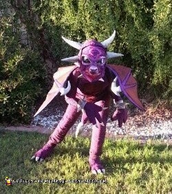 Alanadragon - Purple Lightening Breathing Dragon Costume