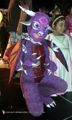 Alanadragon - Purple Lightening Breathing Dragon Costume