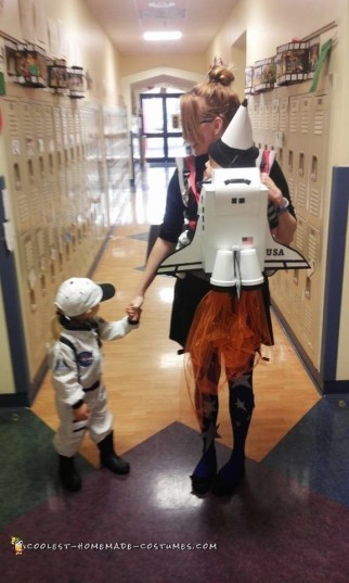 Baby Carrier Rocket and Astronaut Halloween Costumes