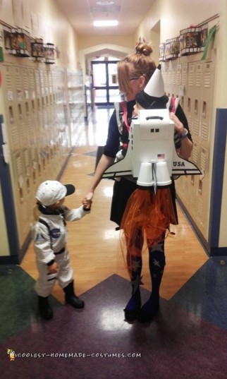 Baby Carrier Rocket and Astronaut Halloween Costumes