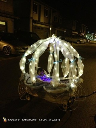 Cute Stroller Costume: Baby Cinderella in Carriage