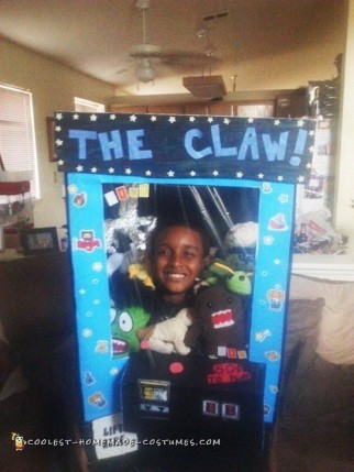 Cool Homemade Crane Machine Costume - The Claw