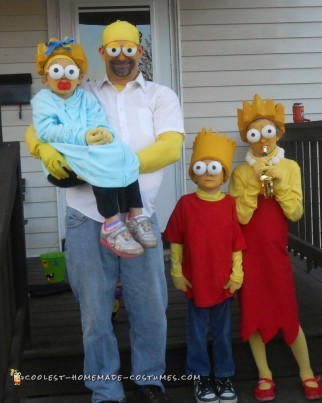 Coolest Family Simpson Costumes