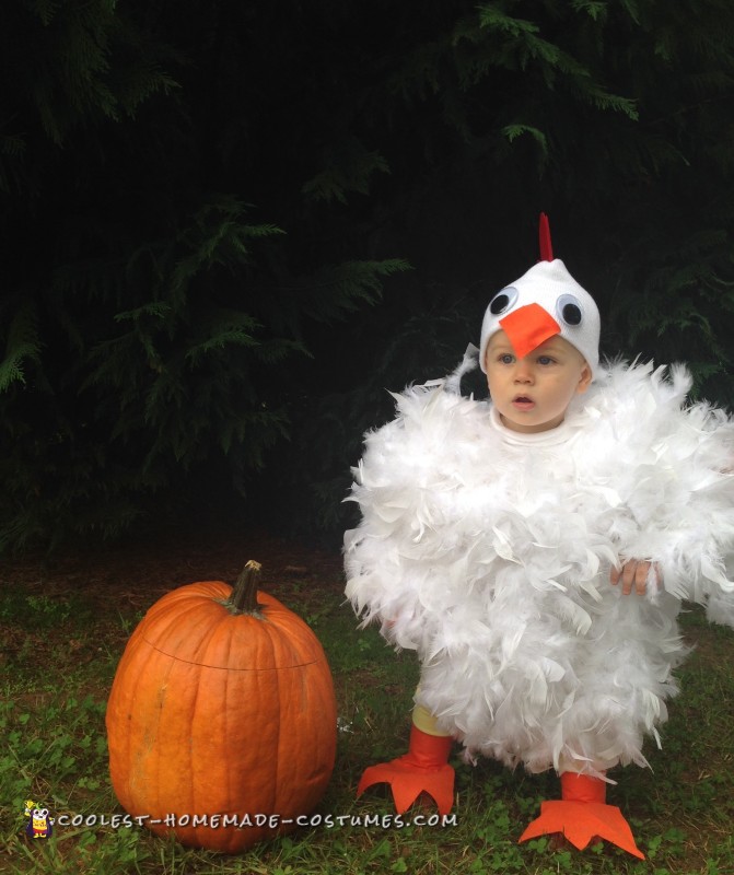 Cutest Baby Chicken Costume Ever