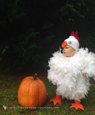 Cutest Baby Chicken Costume Ever