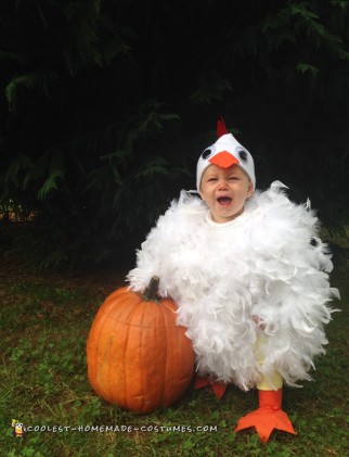 Cutest Baby Chicken Costume Ever