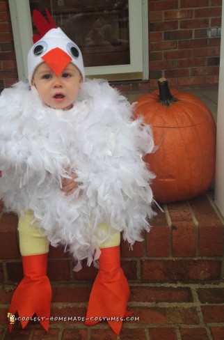 Cutest Baby Chicken Costume Ever