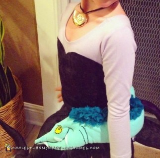 Fantastic Homemade Child Villain Costume - Ursula