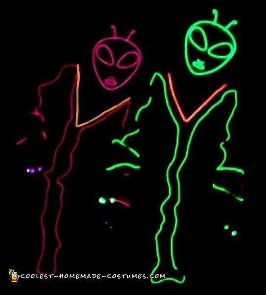 Fantastic Alien Glow in the Dark Costumes