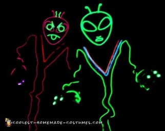 Fantastic Alien Glow in the Dark Costumes