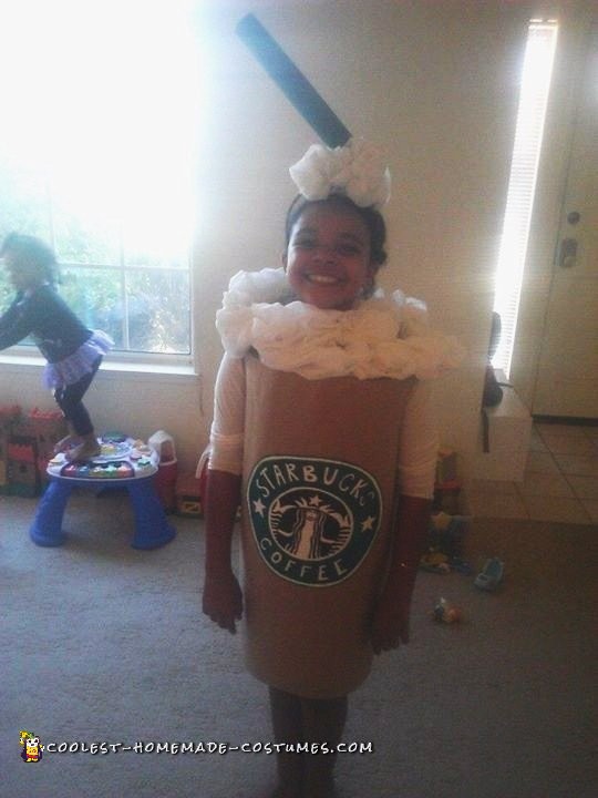 Homemade DIY Starbucks Drink Costume