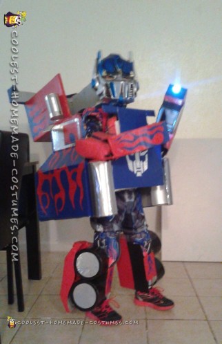 Incredible Optimus Prime Transformer Costume