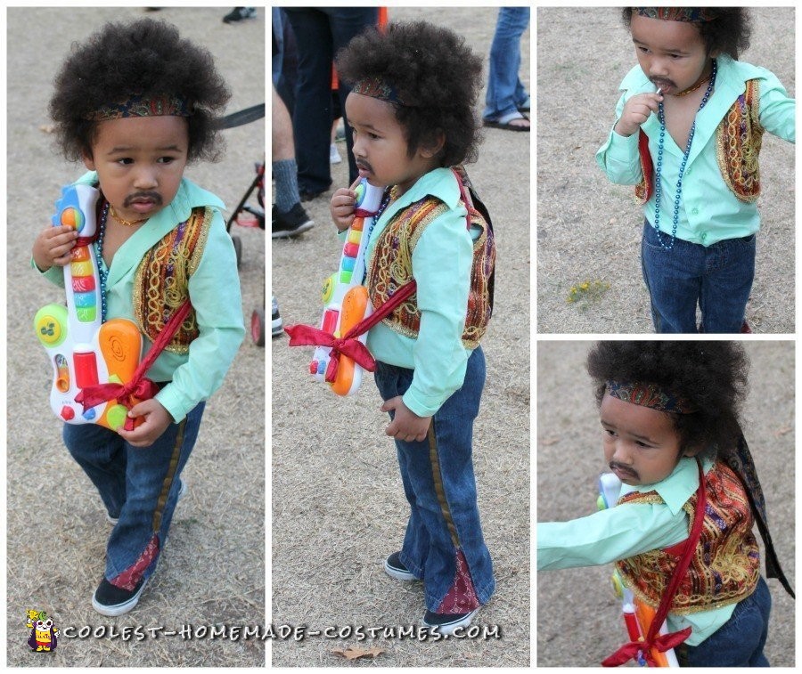 Cute Jimmy Hendrix Costume for a Toddler