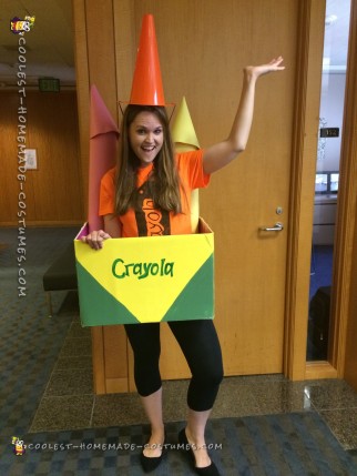 Cool Out of the Box Crayon Costume Idea