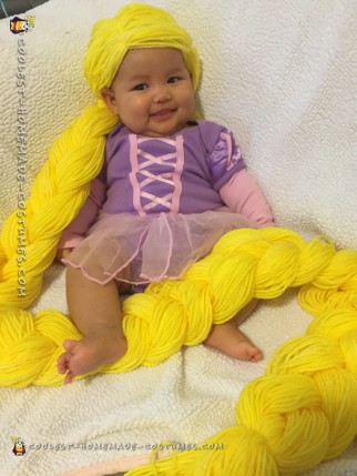 Cutest Ever Rapunzel Costume for Baby and Dad