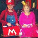 Mario Cart and Princess Peach Couple Costume