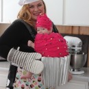 Mommy and Me Babywearing Costume: The Baker and her Cupcake