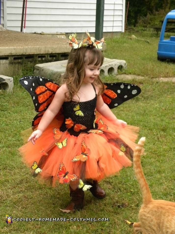 Cute Handmade Toddler Butterfly Costume