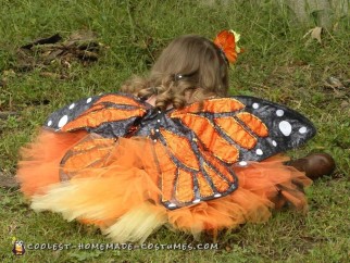 Cute Handmade Toddler Butterfly Costume