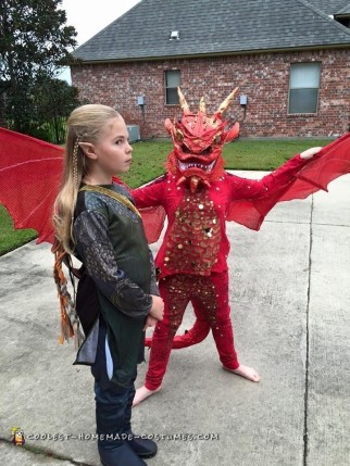 Smaug and Legolas Couple Costume from the Hobbit