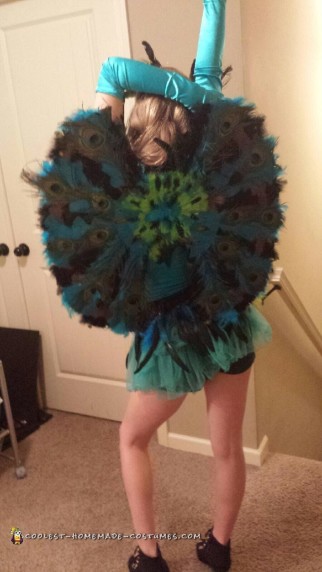 Pretty Peacock Costume for Teenage Girl