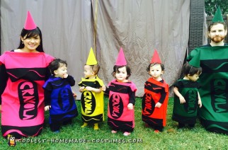 Quintuplets Crayola Crayon Costumes!