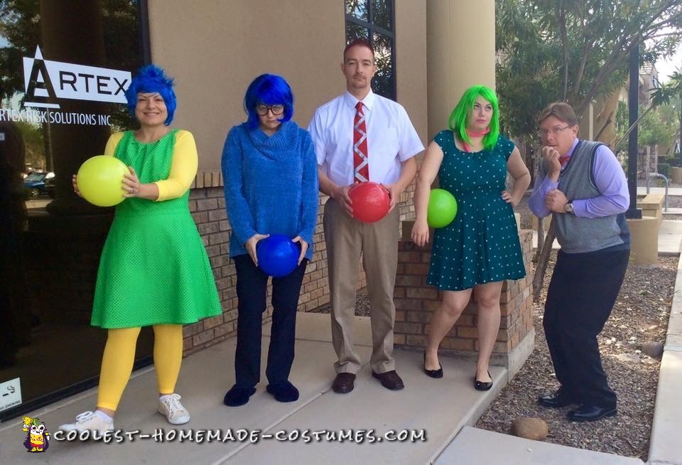 Inside Out Group Costume