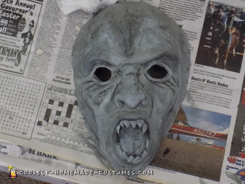 Mask when painted