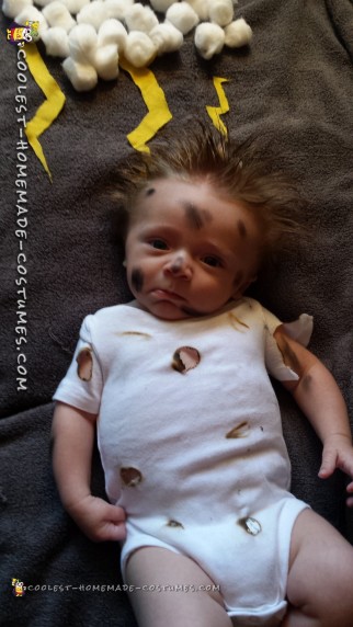 Cutest Ever Struck By Lightning Baby Costume