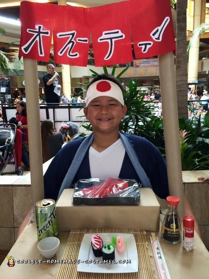 Cool Sushi Costume - 100% Homemade!