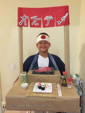 Cool Sushi Costume - 100% Homemade!