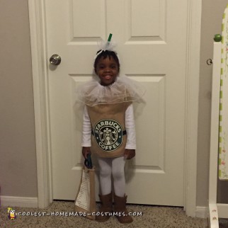 Sweet Caramel Frappuccino Cup Costume