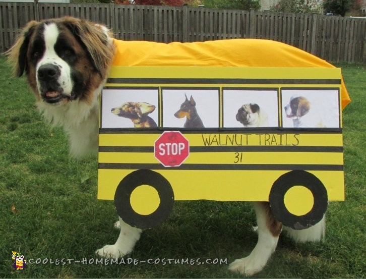 Therapy Dog School Bus Costume