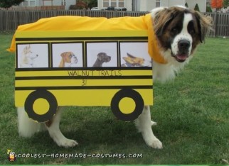 Therapy Dog School Bus Costume