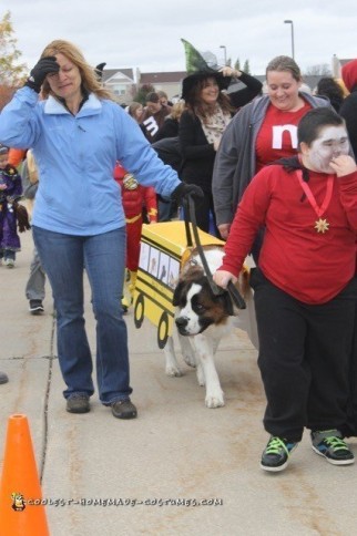 Therapy Dog School Bus Costume